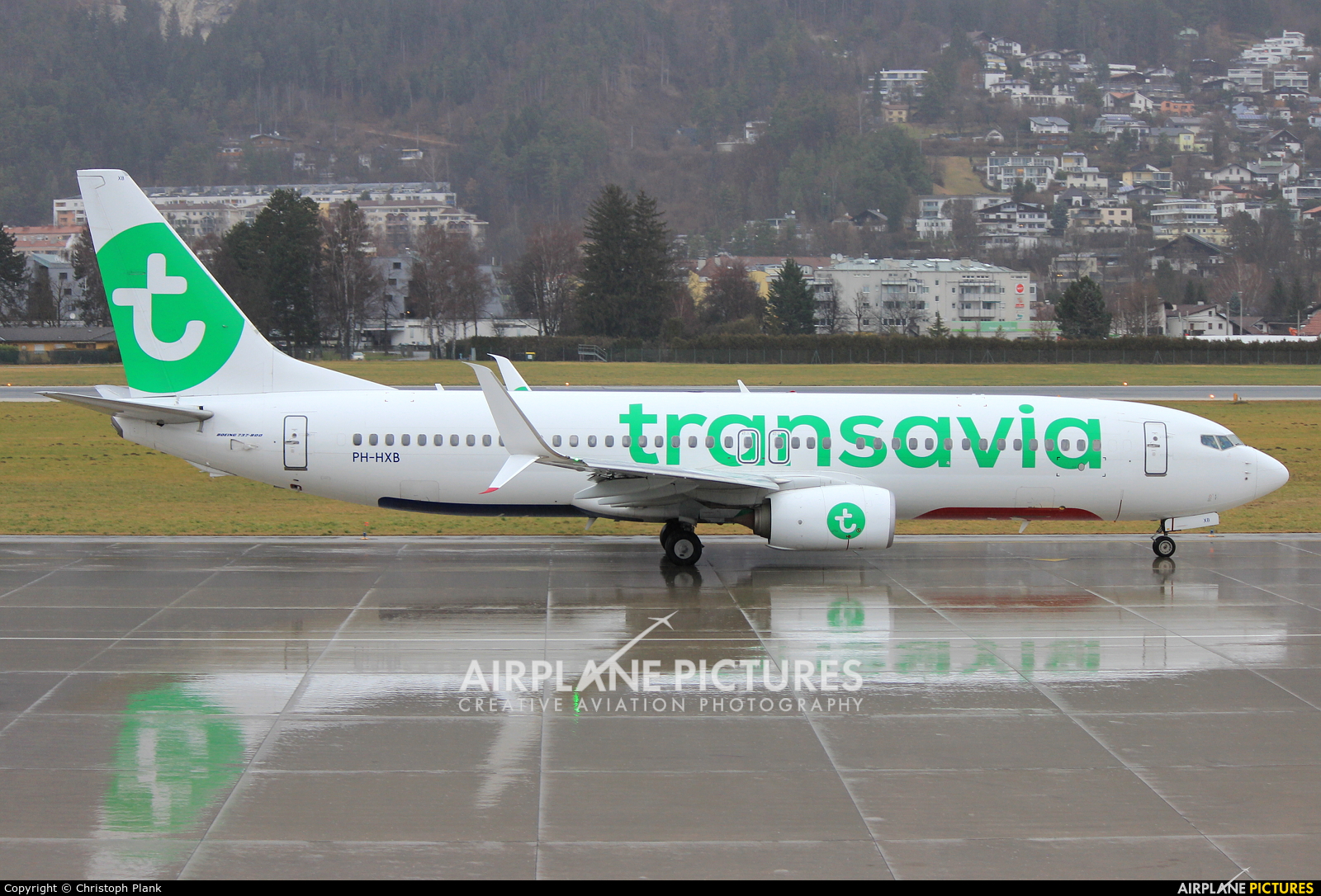 Transavia PH-HXB aircraft at Innsbruck