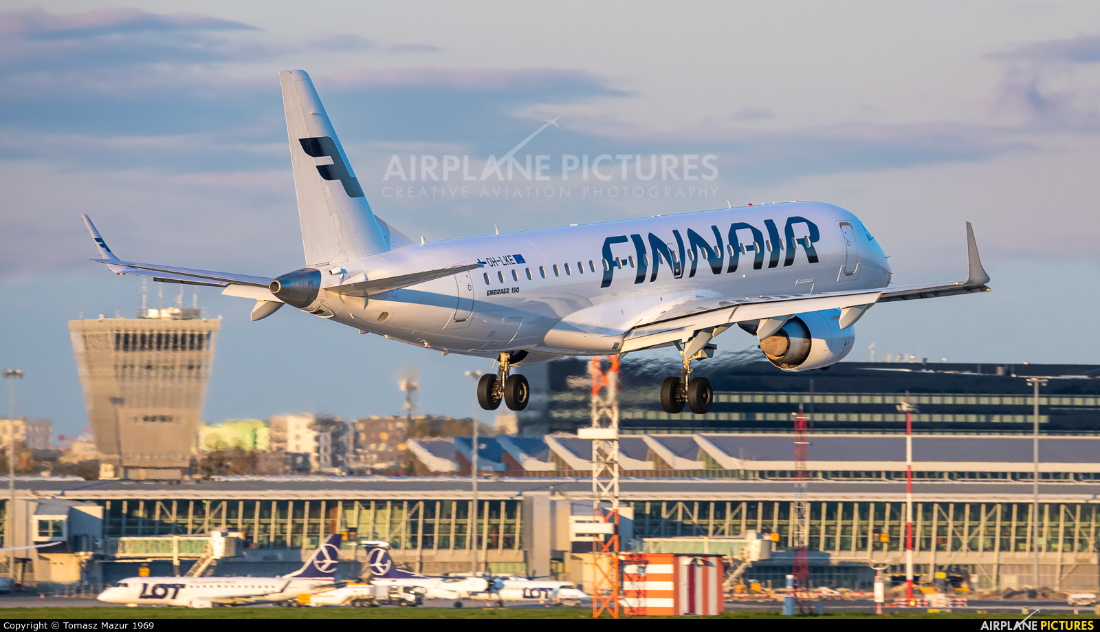 Finnair OH-LKE aircraft at Warsaw - Frederic Chopin