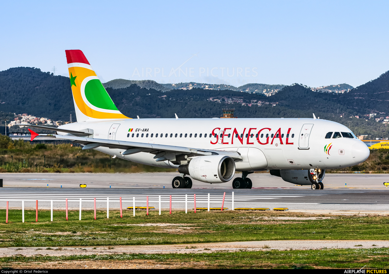 Senegal Airlines 6V-AMA aircraft at Barcelona - El Prat
