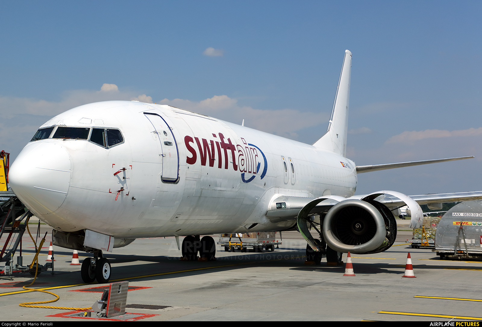 Swiftair EC-MAD aircraft at Milan - Malpensa