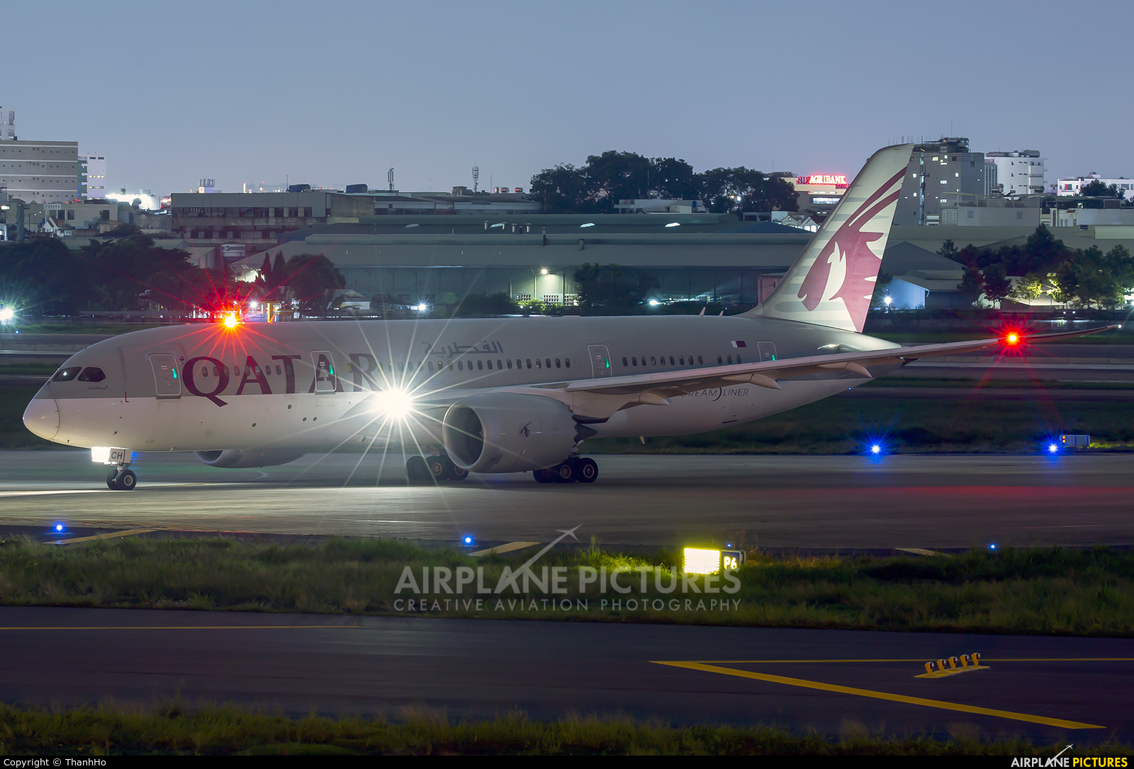 Qatar Airways A7-BCH aircraft at Ho Chi Minh City - Tan Son Nhat Intl