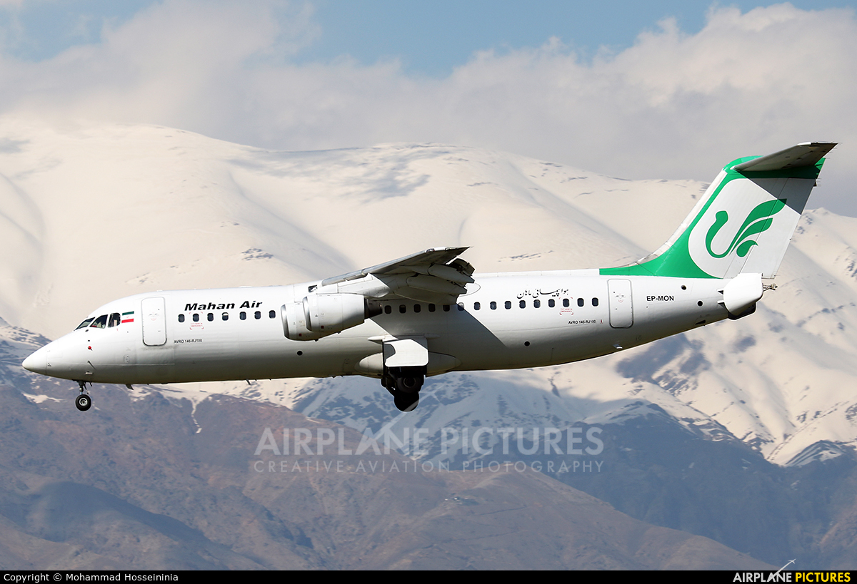 Mahan Air EP-MON aircraft at Tehran - Mehrabad Intl