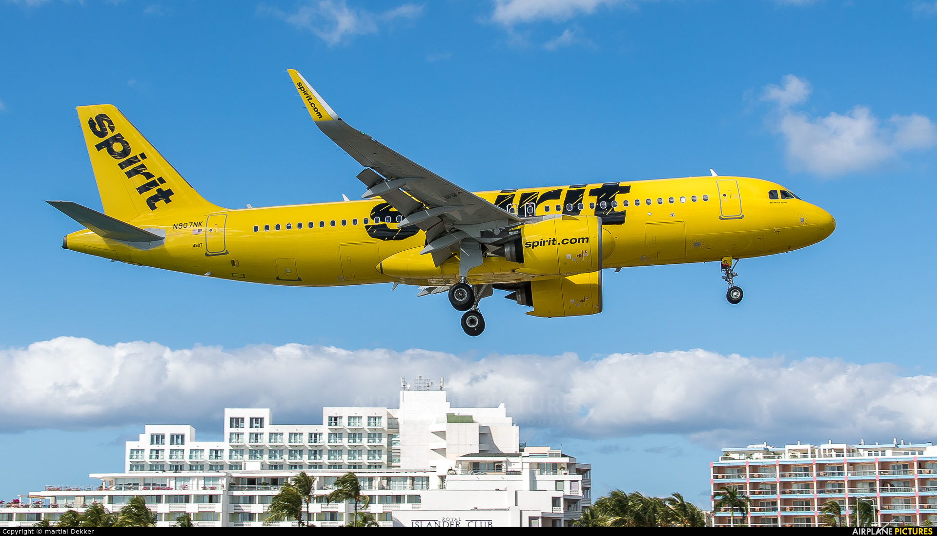 Spirit Airlines N907NK aircraft at Sint Maarten - Princess Juliana Intl