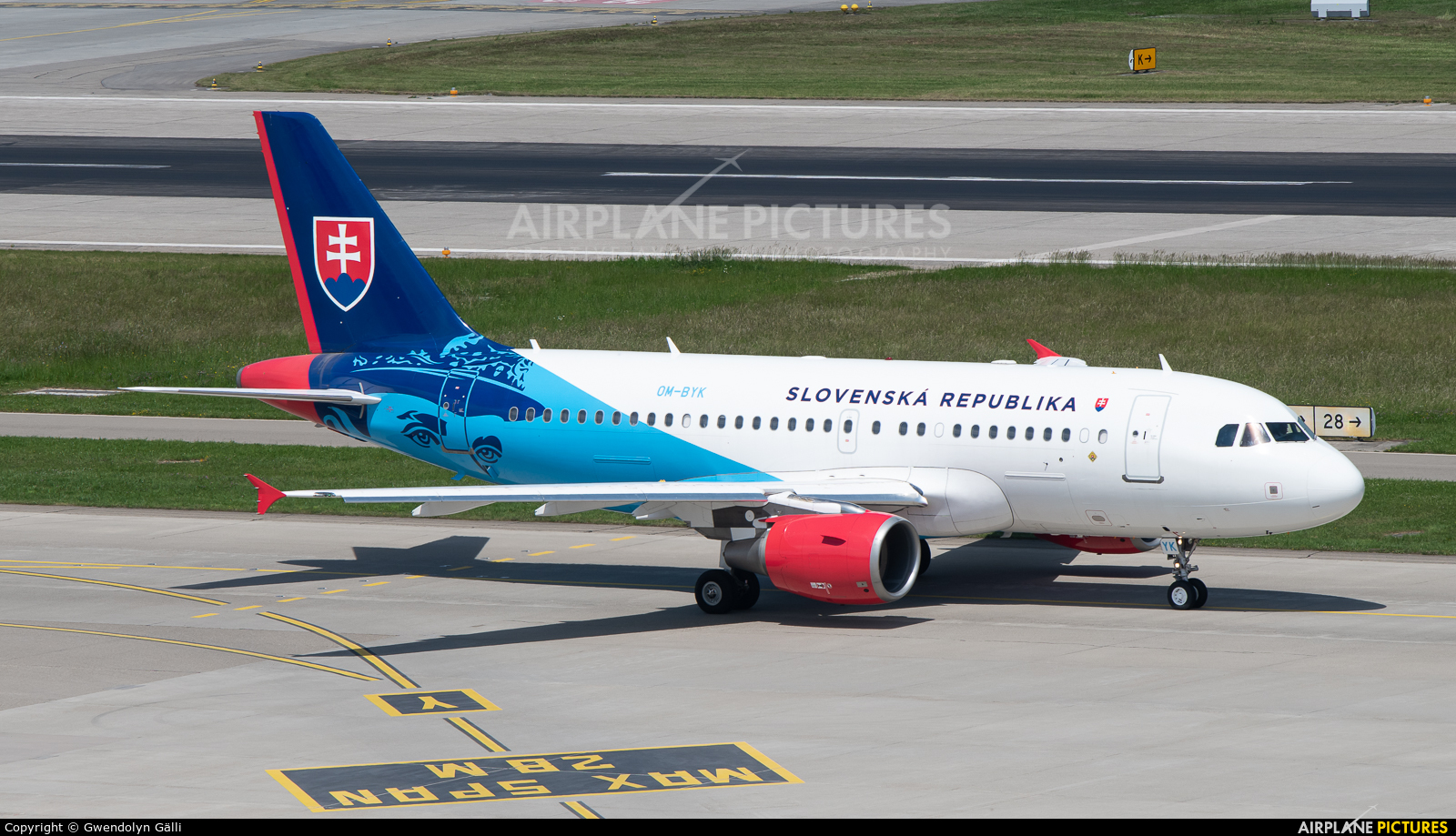 Slovakia - Government OM-BYK aircraft at Zurich