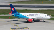 Slovak Gov Flying Service Airbus A319 visited Zurich title=