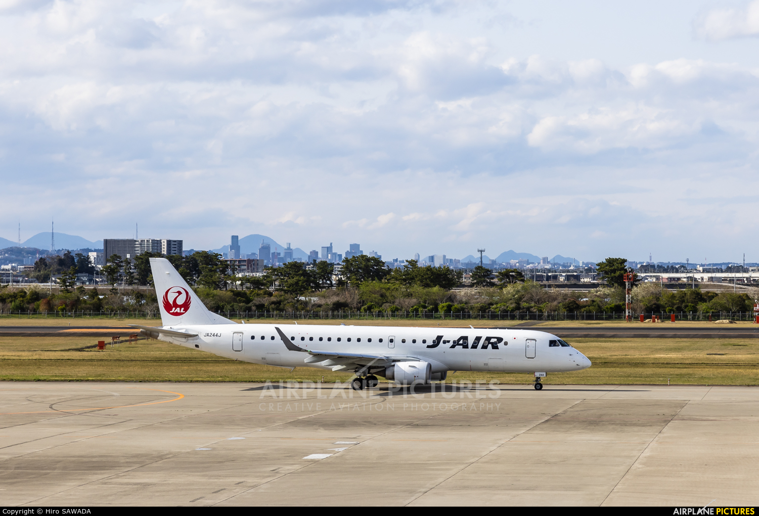J-Air JA244J aircraft at Sendai