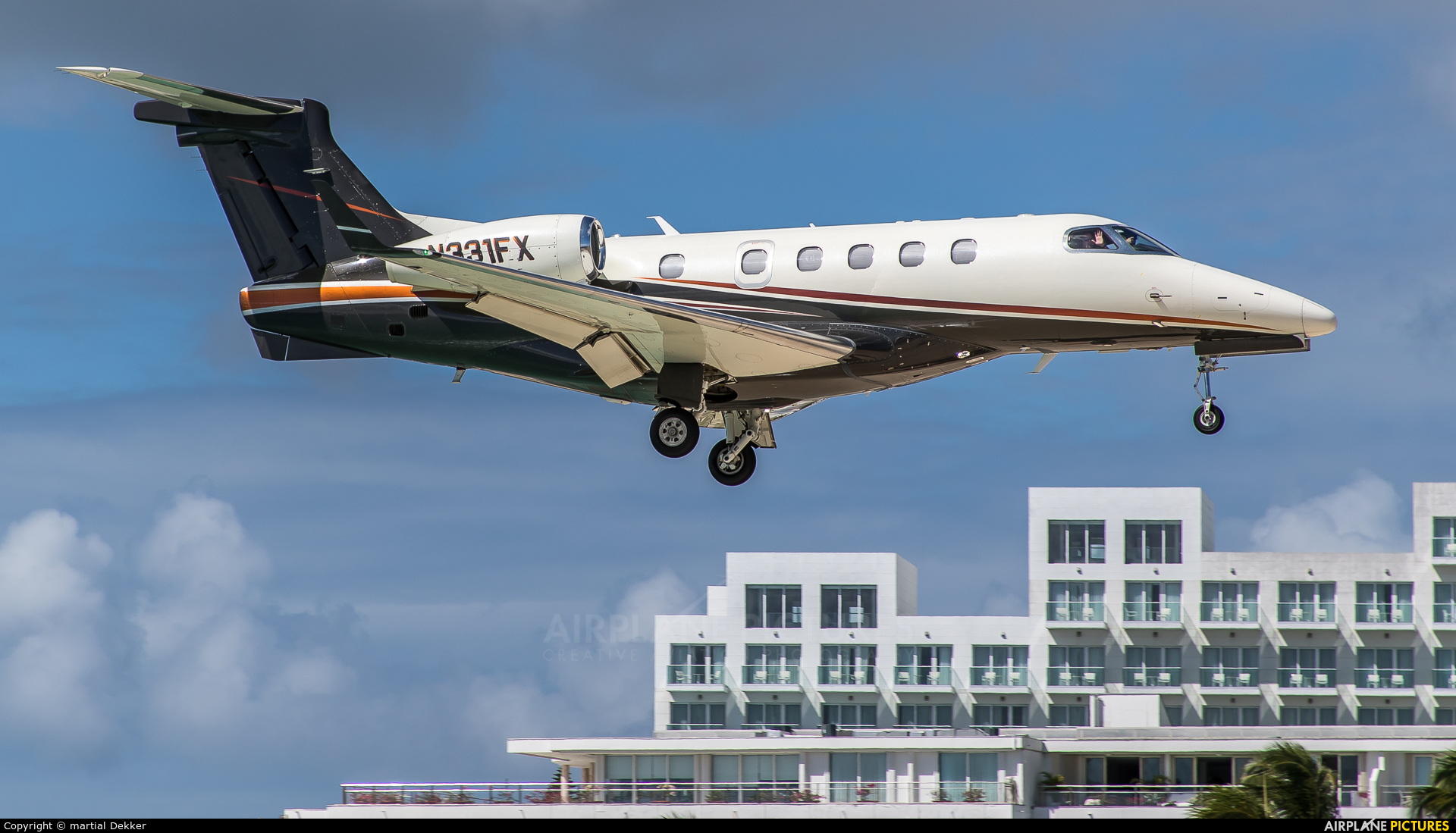 FlexJet N331FX aircraft at Sint Maarten - Princess Juliana Intl