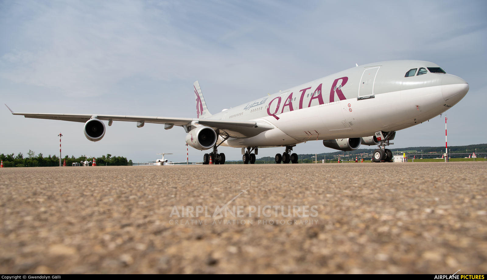 Qatar Amiri Flight A7-HHK aircraft at Zurich
