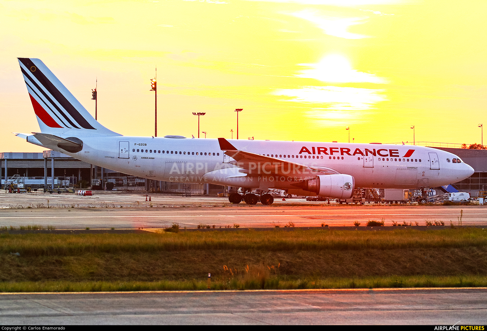 Air France F-GZCE aircraft at Paris - Charles de Gaulle