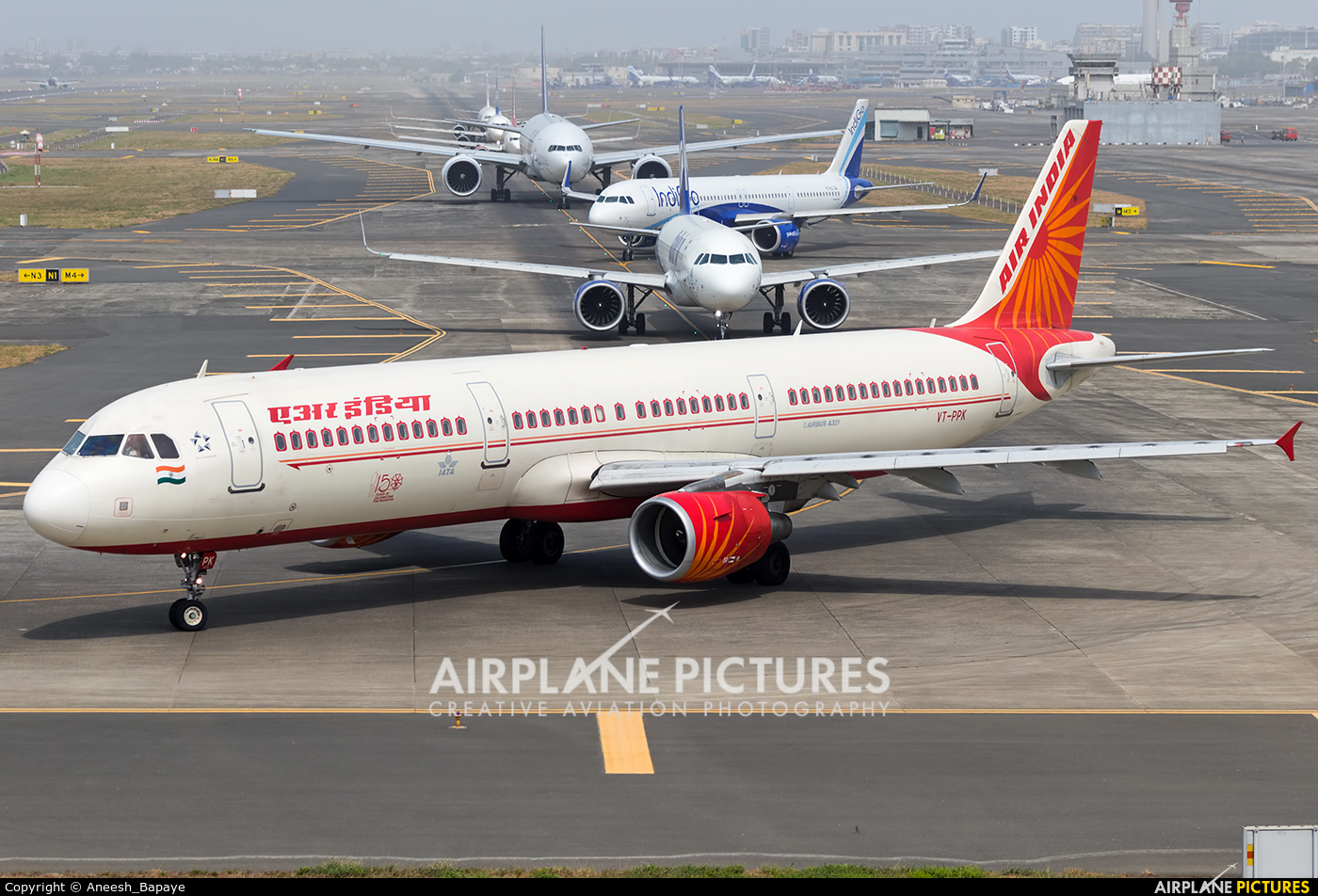 Air India VT-PPK aircraft at Mumbai - Chhatrapati Shivaji Intl