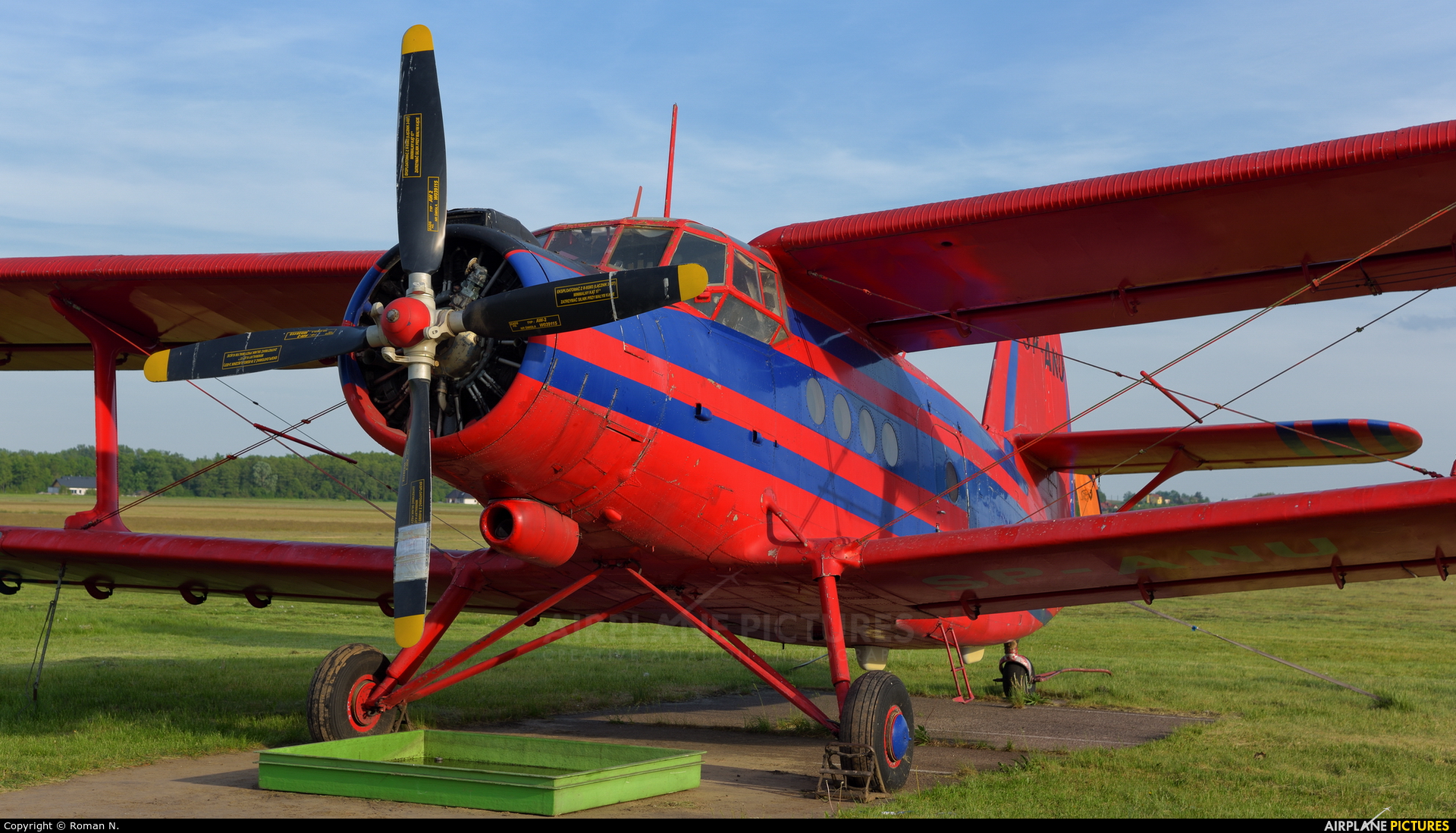 Aeroklub Ziemi Mazowieckiej SP-ANU aircraft at Włocławek - Kruszyn