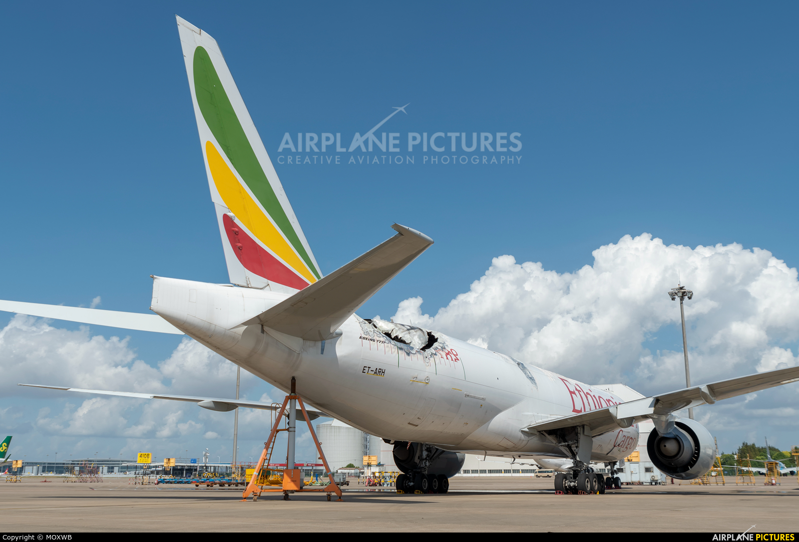 Ethiopian Cargo ET-ARH aircraft at Shanghai - Pudong Intl
