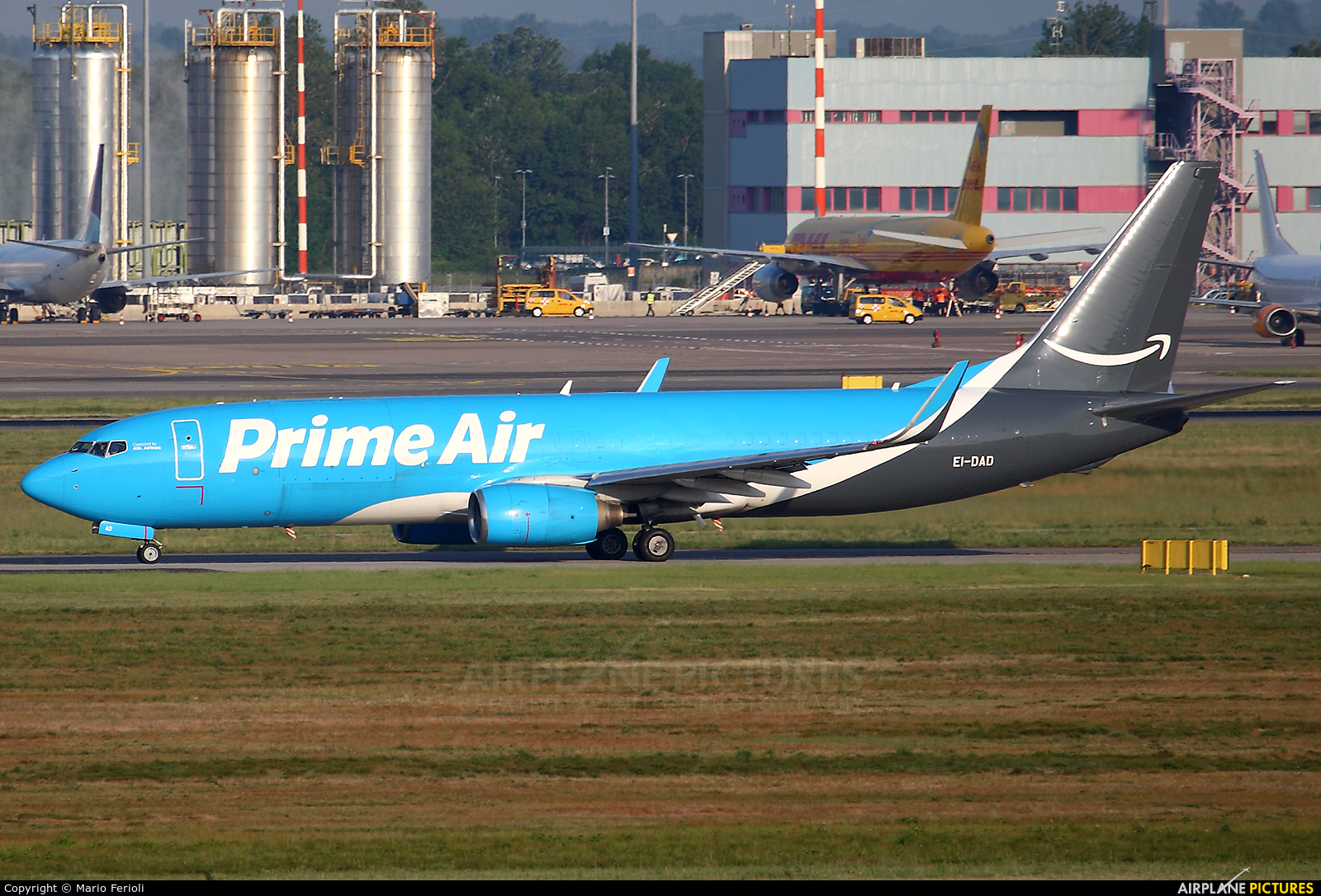 Amazon Prime Air EI-DAD aircraft at Milan - Malpensa