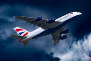 G-XLEF - British Airways Airbus A380 aircraft