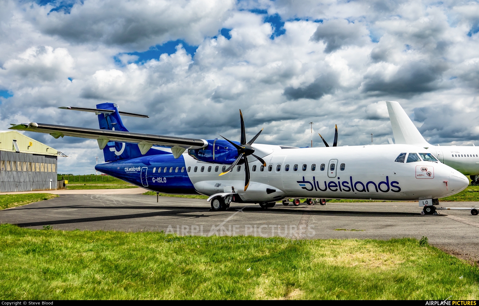 Blue Islands G-ISLO aircraft at East Midlands
