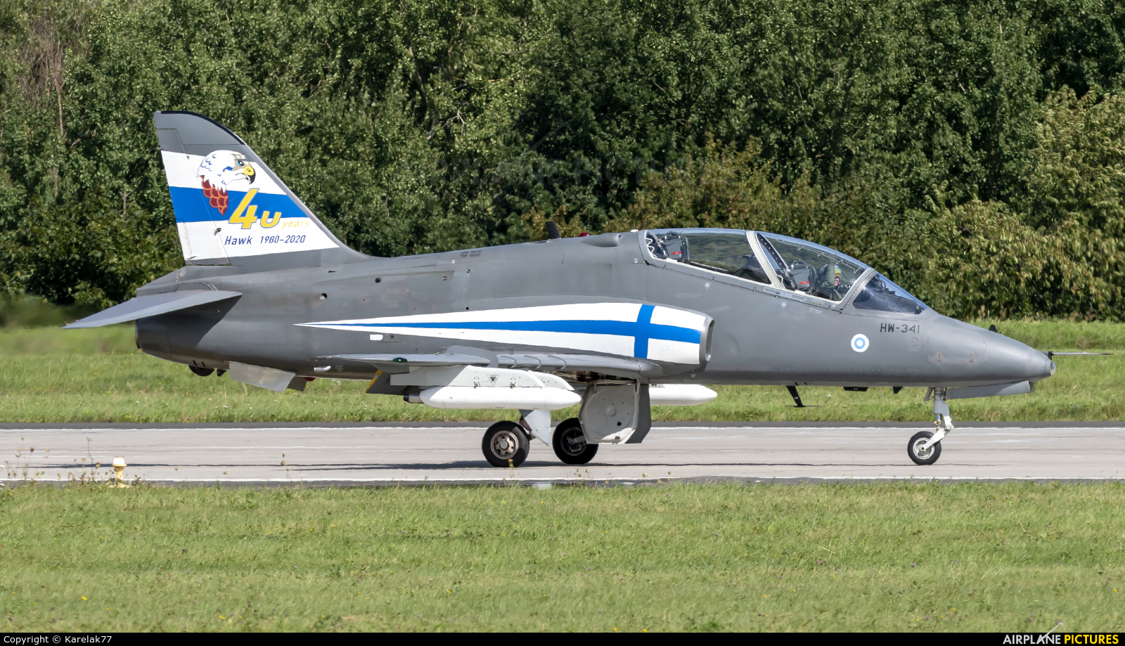 Finland - Air Force: Midnight Hawks HW-341 aircraft at Gdynia- Babie Doły (Oksywie)