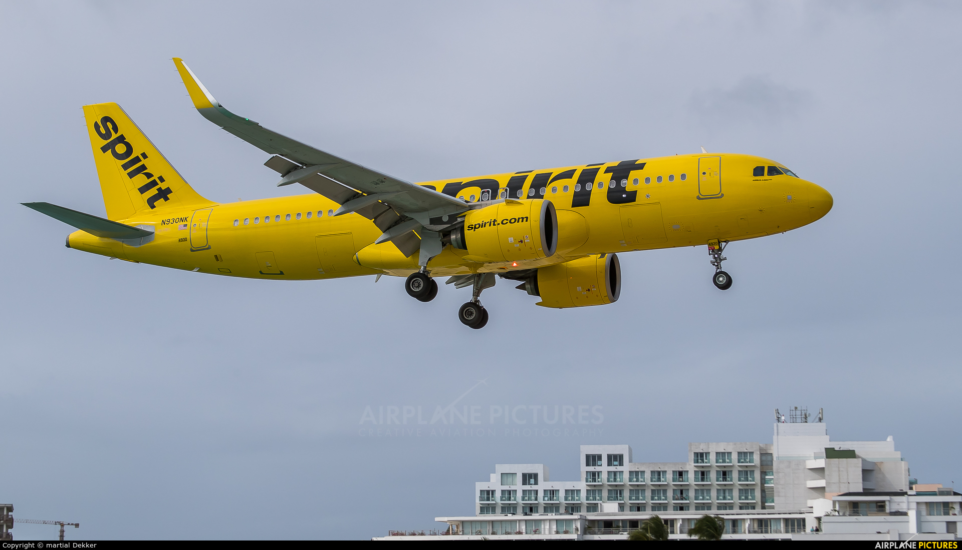 Spirit Airlines N930NK aircraft at Sint Maarten - Princess Juliana Intl