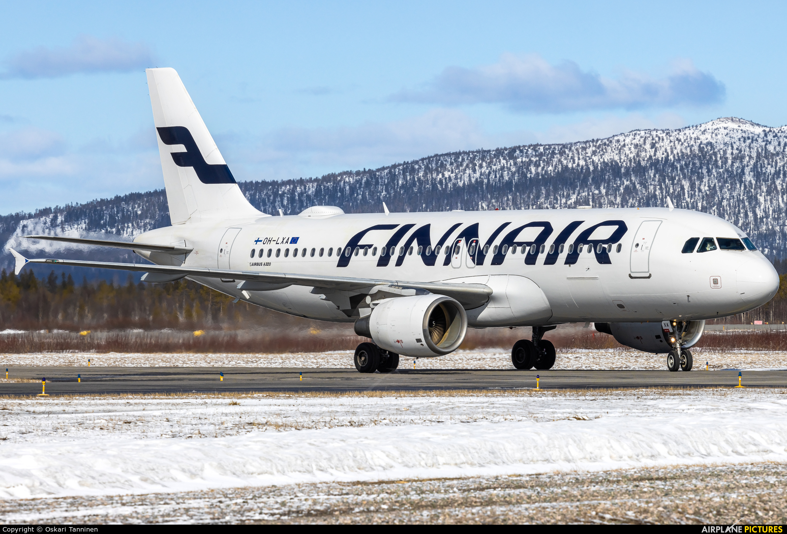 Finnair OH-LXA aircraft at Kittilä
