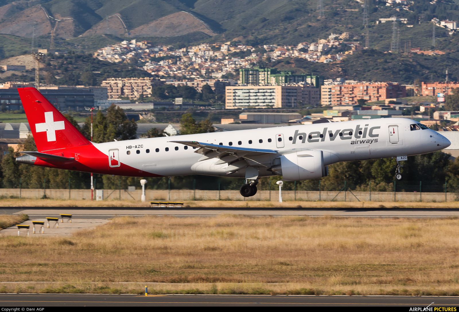Helvetic Airways HB-AZC aircraft at Málaga