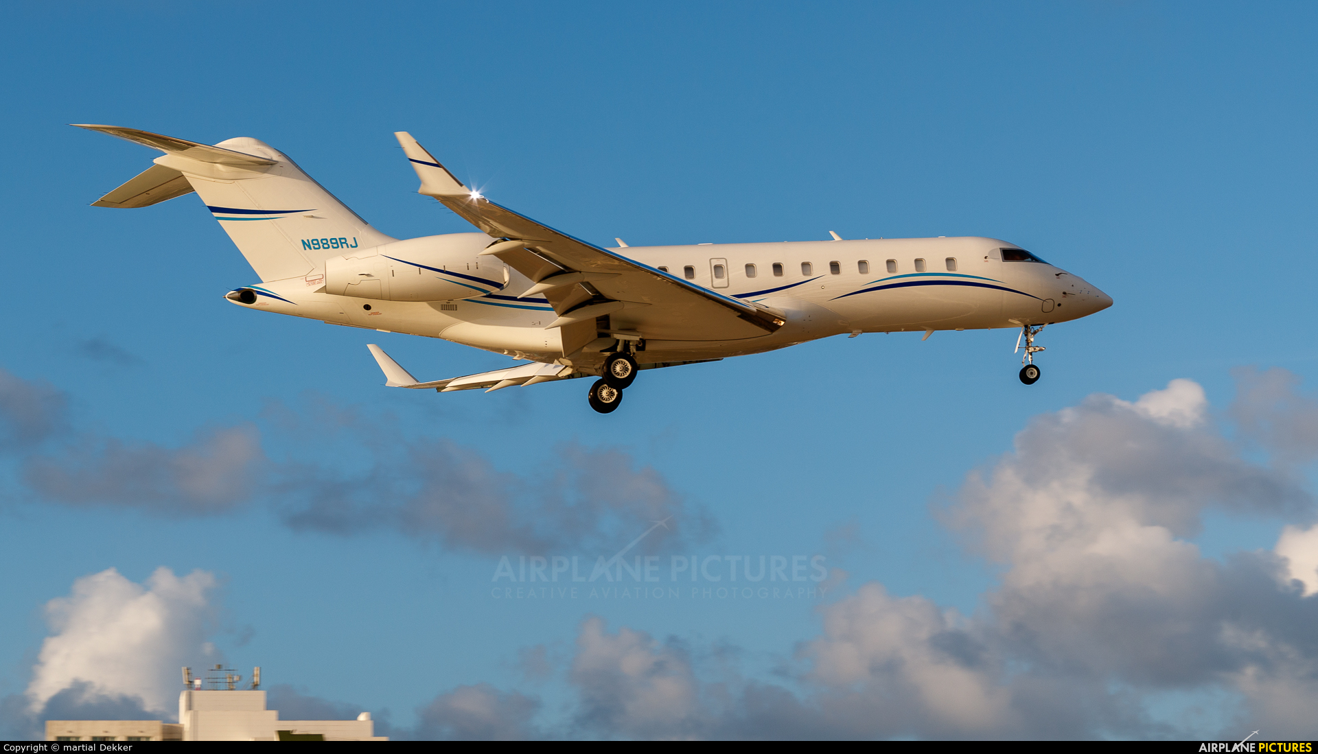 Private N989RJ aircraft at Sint Maarten - Princess Juliana Intl