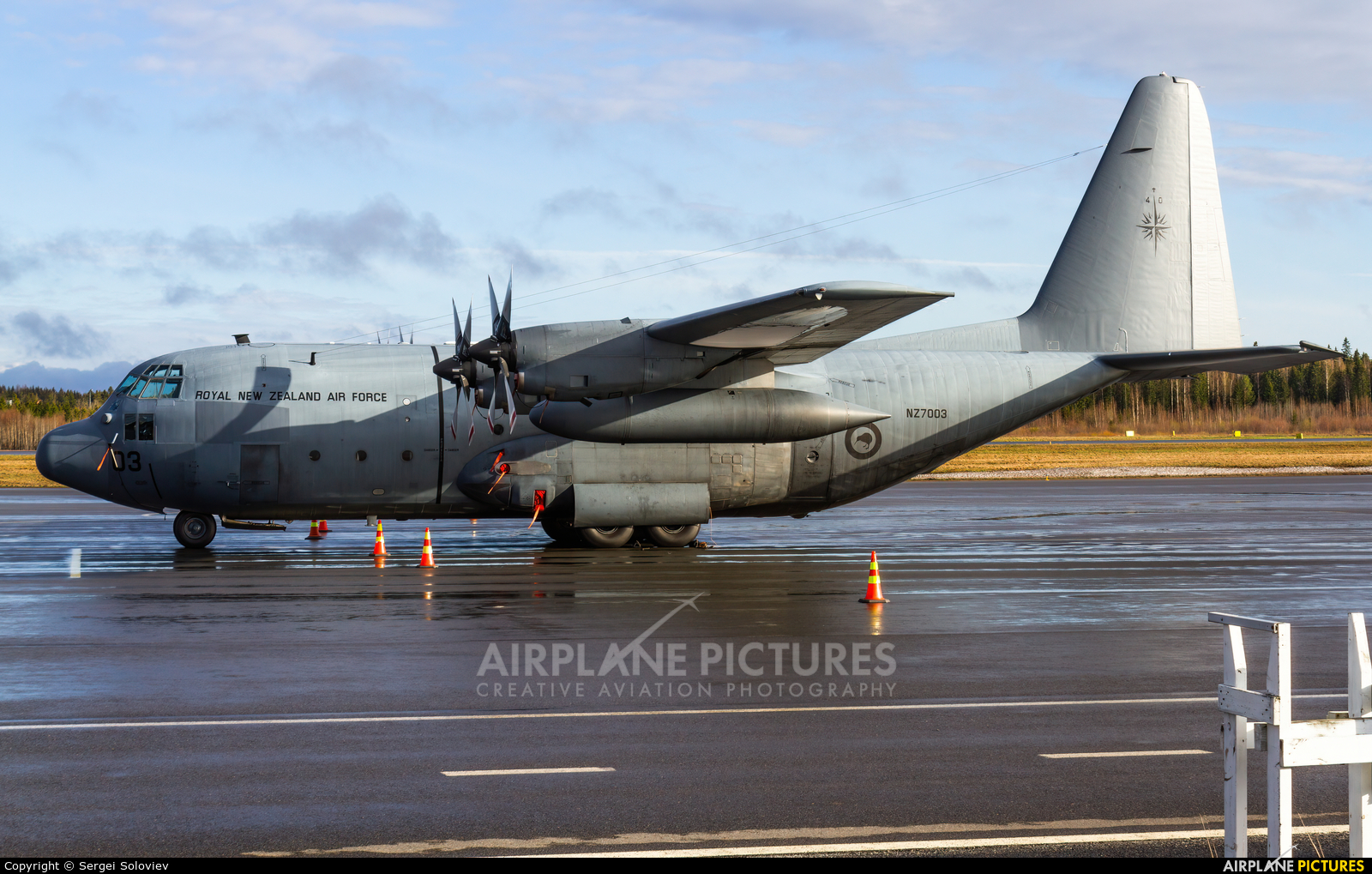 New Zealand - Air Force NZ7003 aircraft at Tampere-Pirkkala