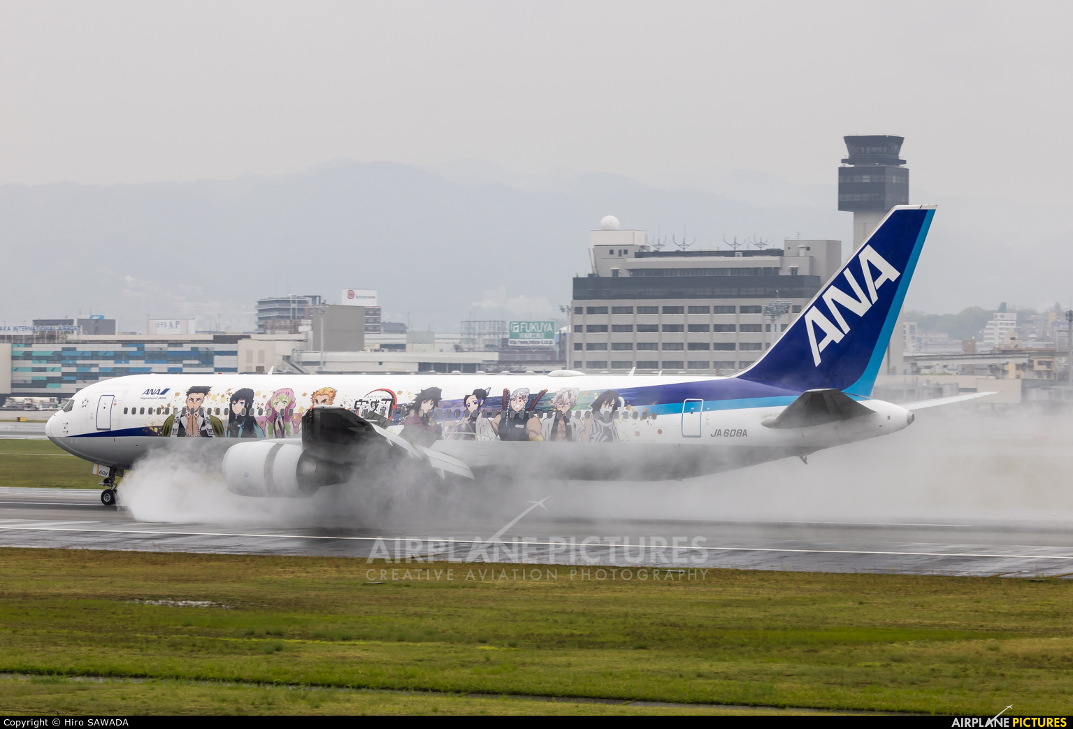 ANA - All Nippon Airways JA608A aircraft at Osaka - Itami Intl