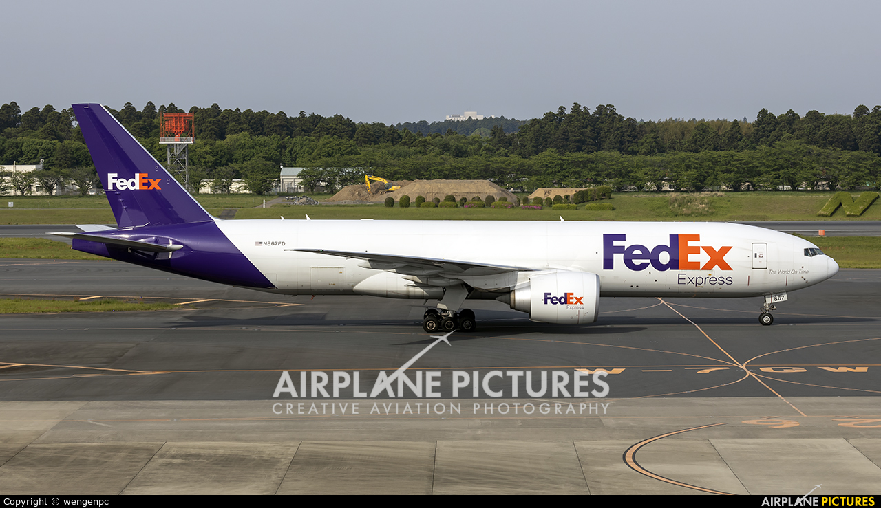 FedEx Federal Express N867FD aircraft at Tokyo - Narita Intl