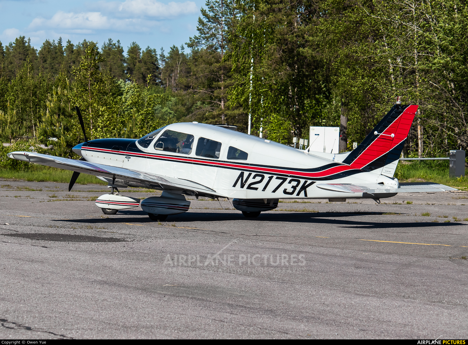 Private N2173K aircraft at Nummela