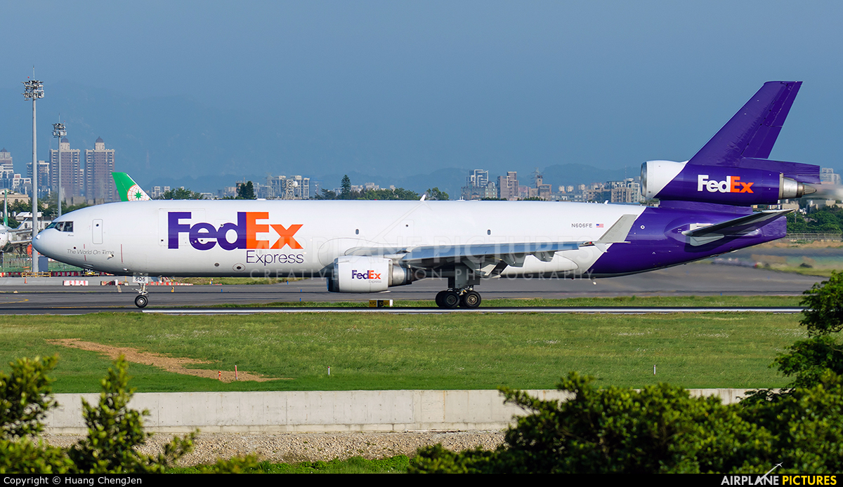FedEx Federal Express N606FE aircraft at Taipei - Taoyuan Intl