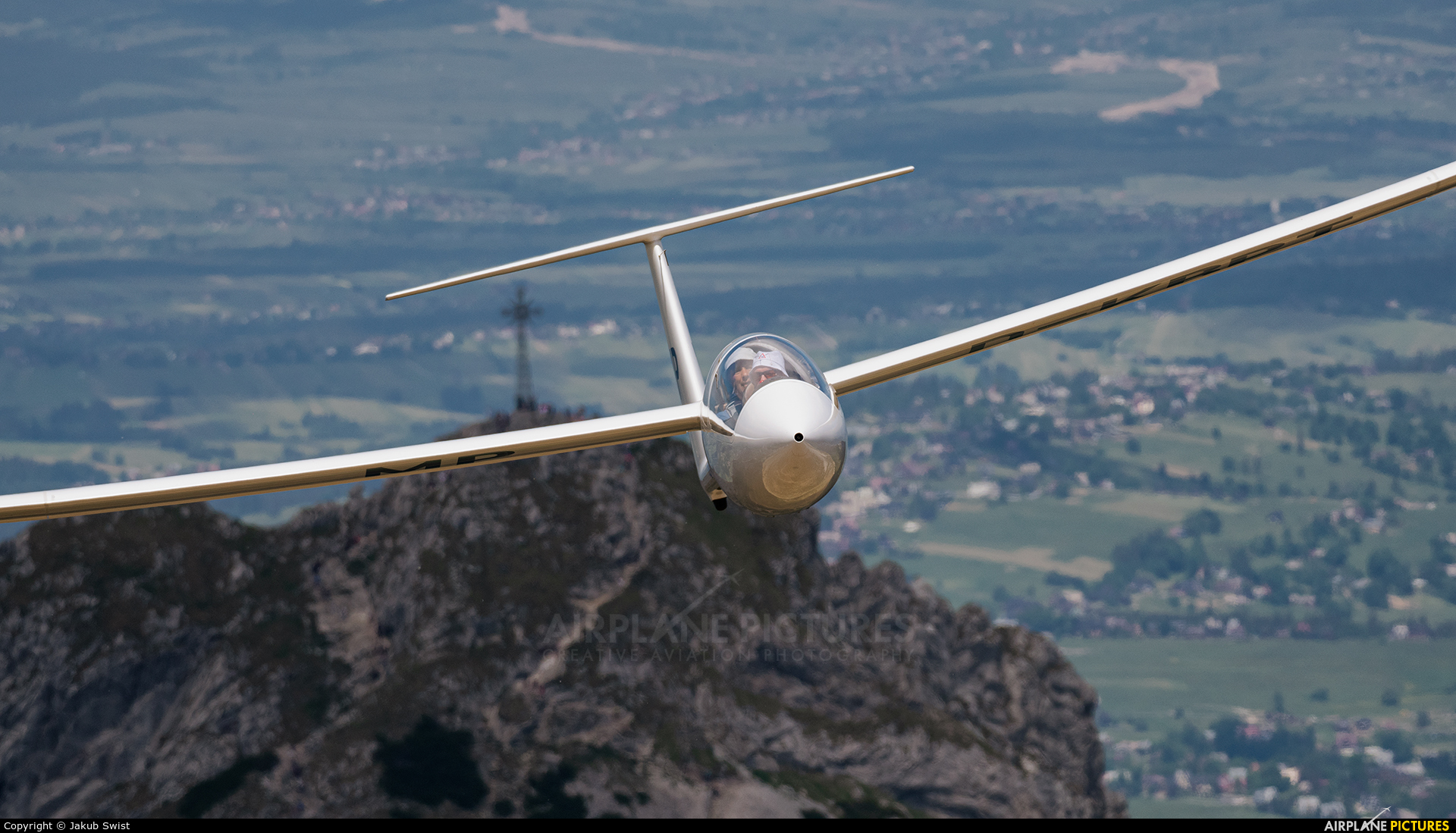 Private D-KBPT aircraft at Tatra Mountains