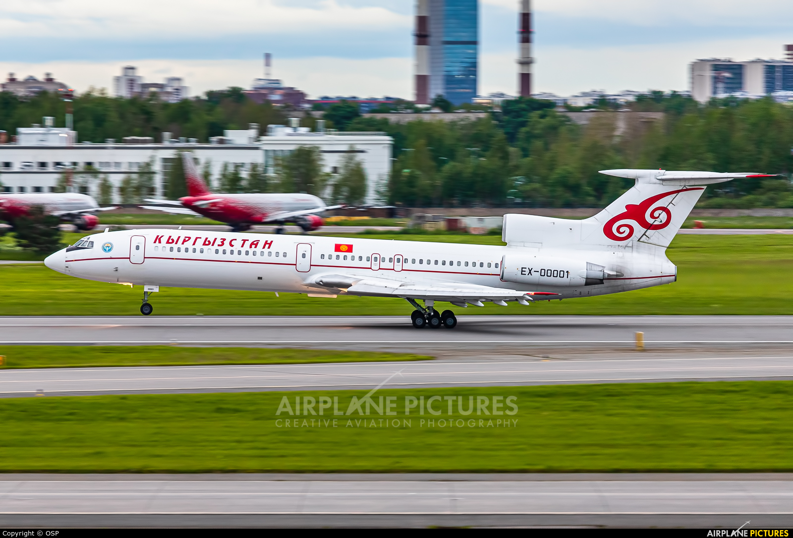 Kyrgyzstan - Government EX-00001 aircraft at St. Petersburg - Pulkovo
