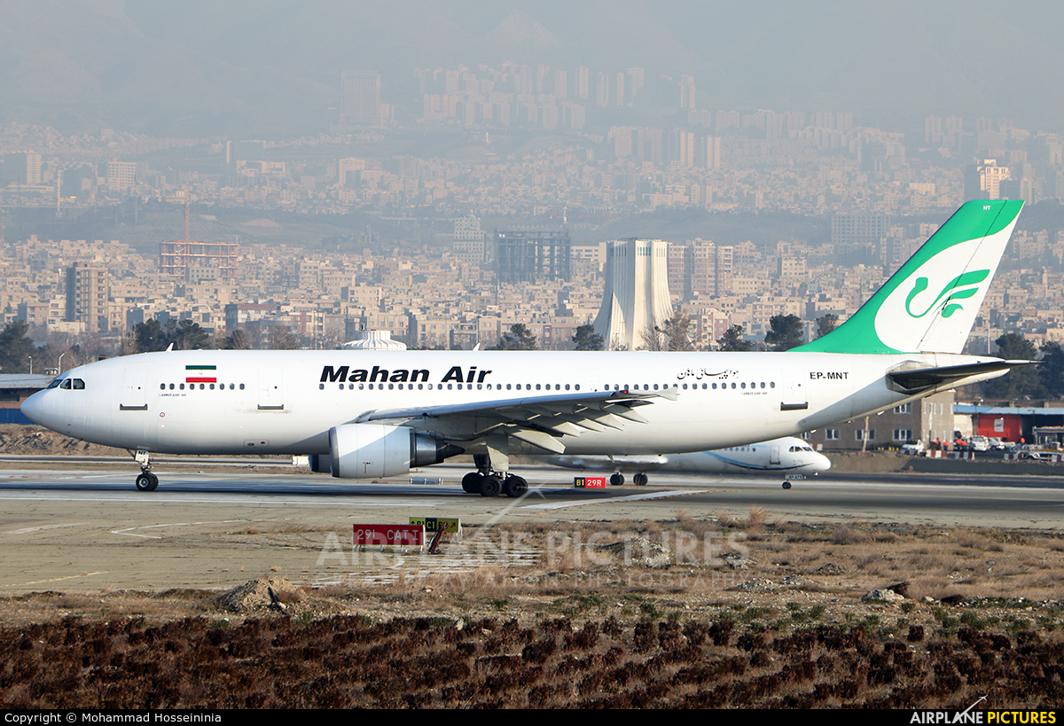 Mahan Air EP-MNT aircraft at Tehran - Mehrabad Intl