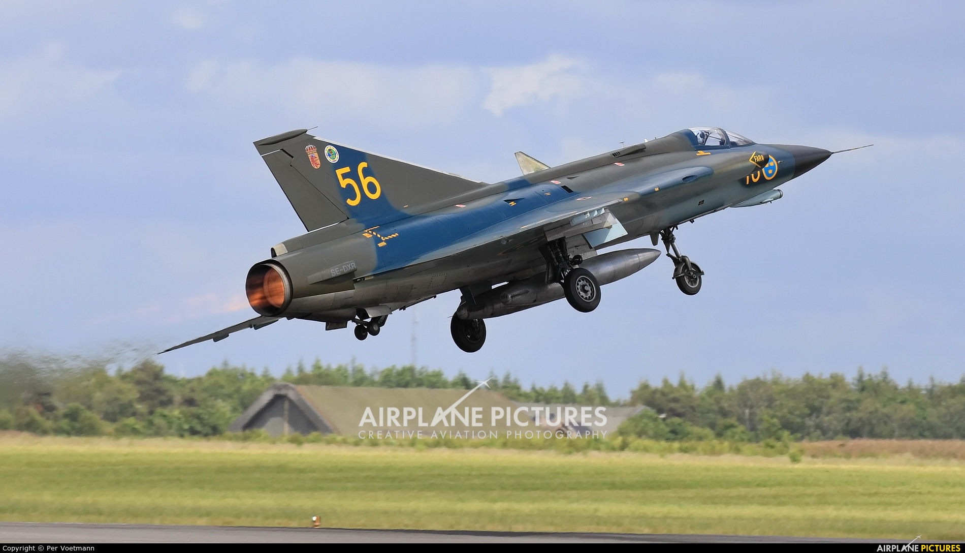 Swedish Air Force Historic Flight SE-DXR aircraft at Karup