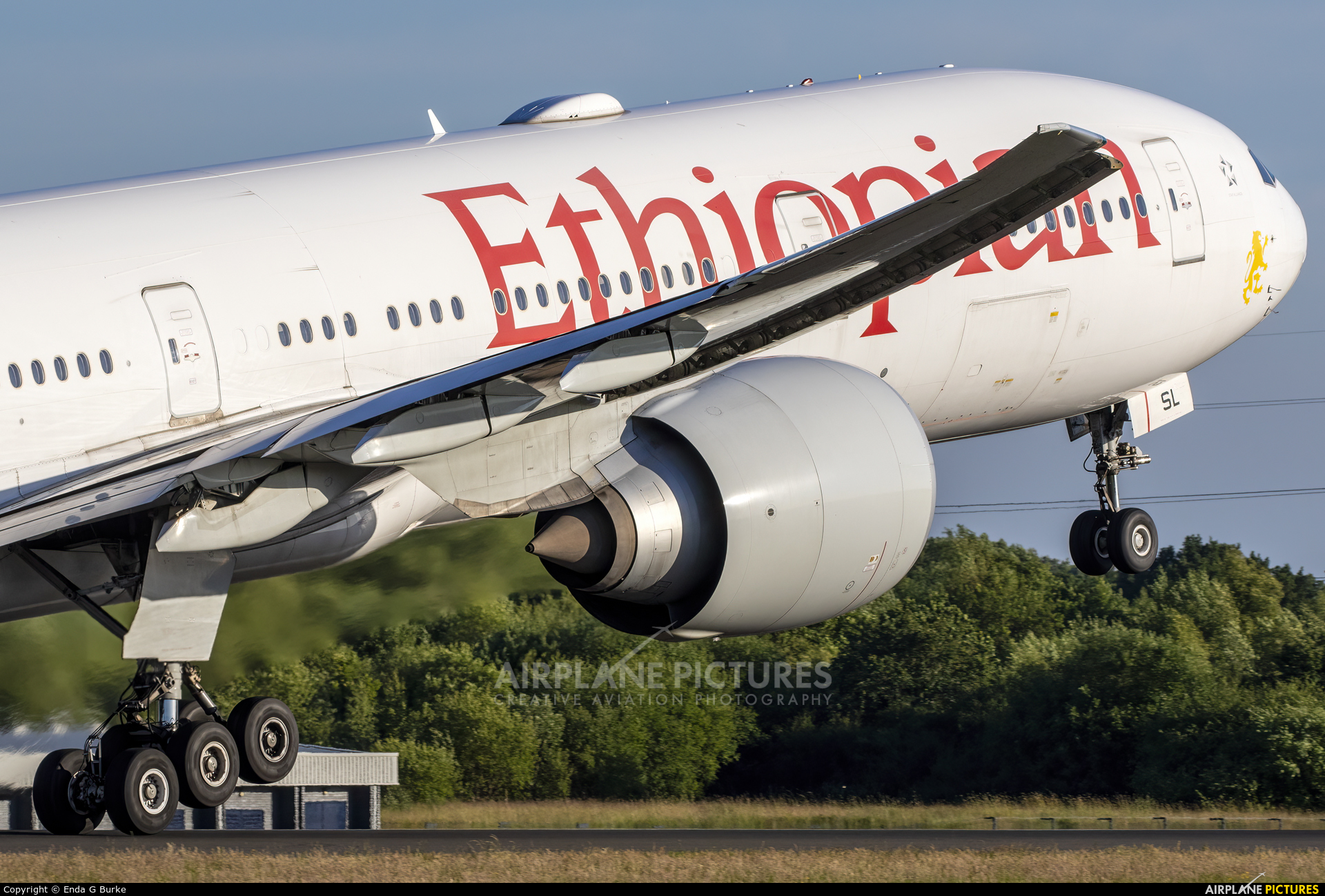 Ethiopian Airlines ET-ASL aircraft at Manchester