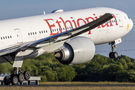 Ethiopian Airlines Boeing 777-300ER ET-ASL at Manchester airport