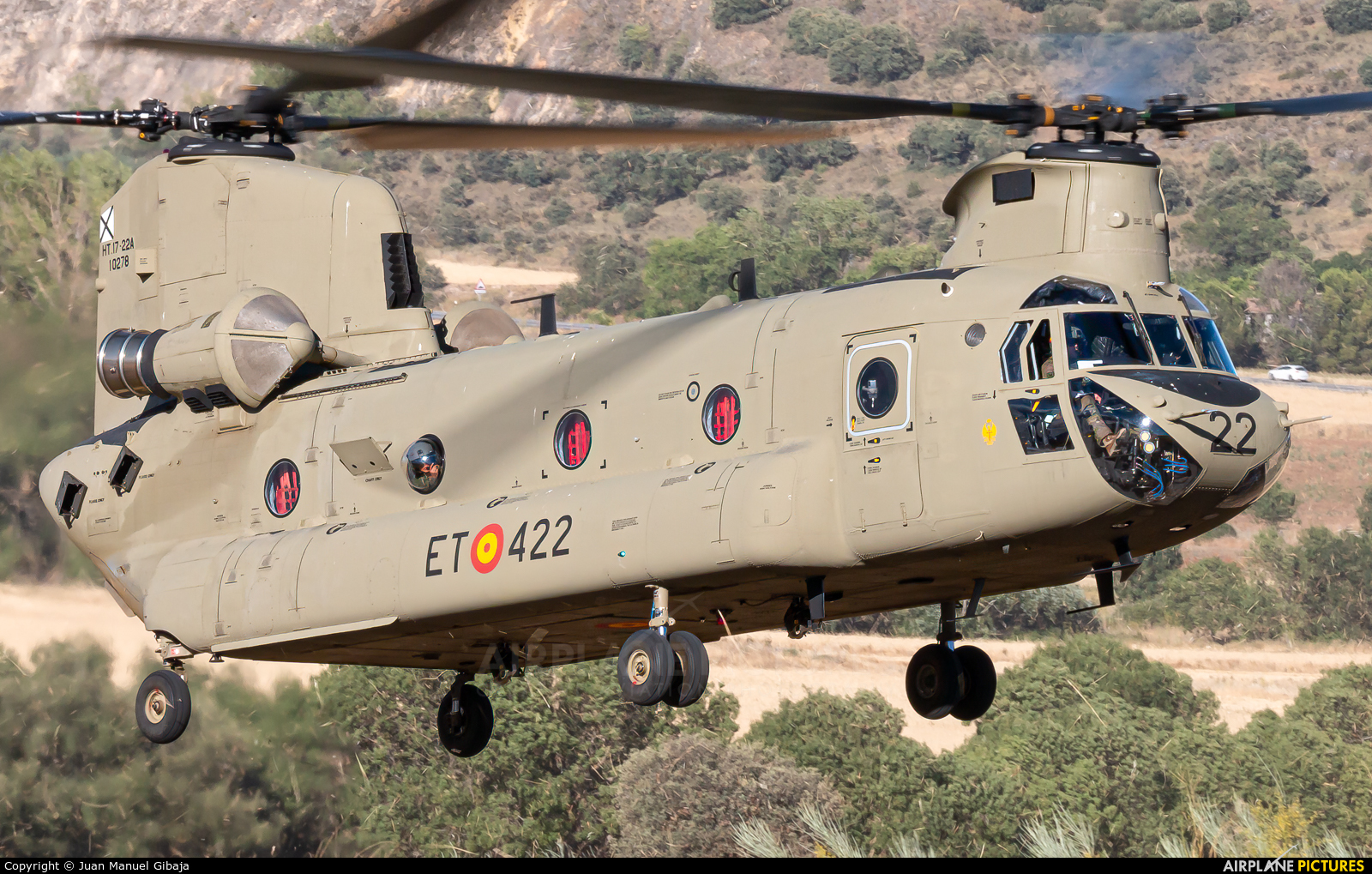 Spain - Army HT.17-22A aircraft at Off Airport - Spain