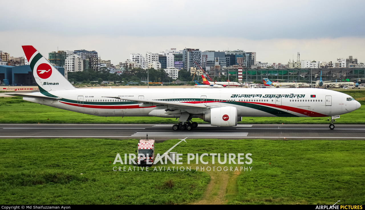 Biman Bangladesh S2-AHM aircraft at Dhaka - Hazrat Shahjala Intl