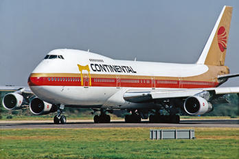 N608PE - Continental Airlines Boeing 747-200