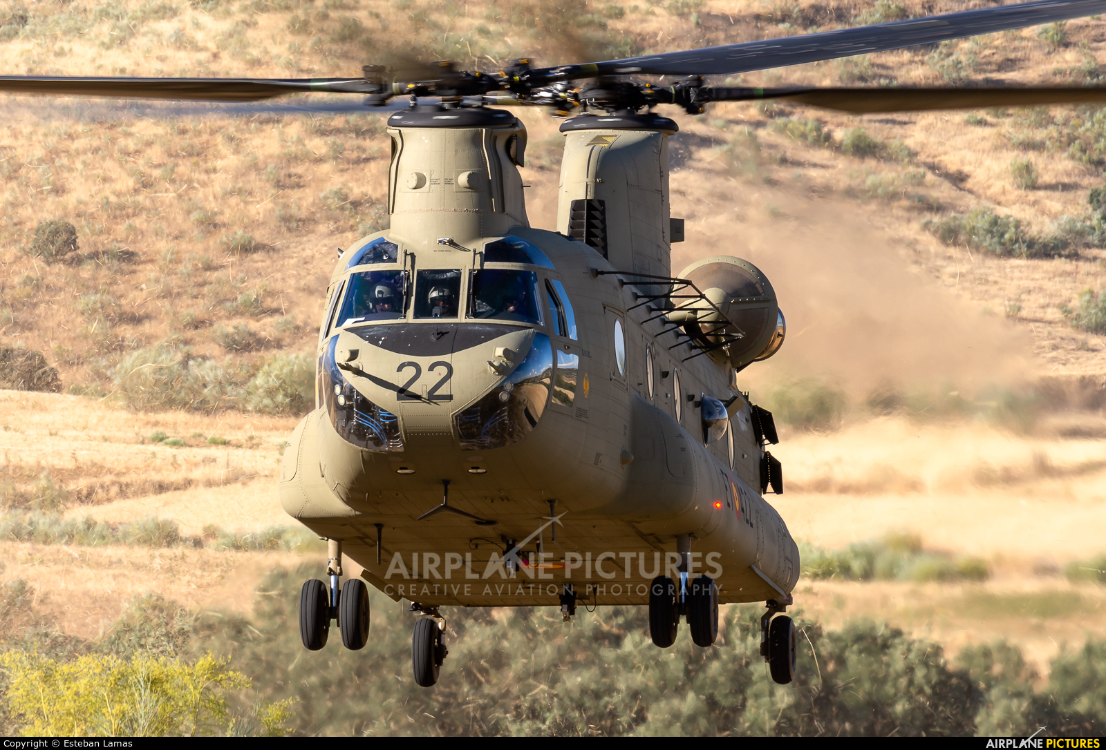 Spain - Army HT.17-22A aircraft at Off Airport - Spain