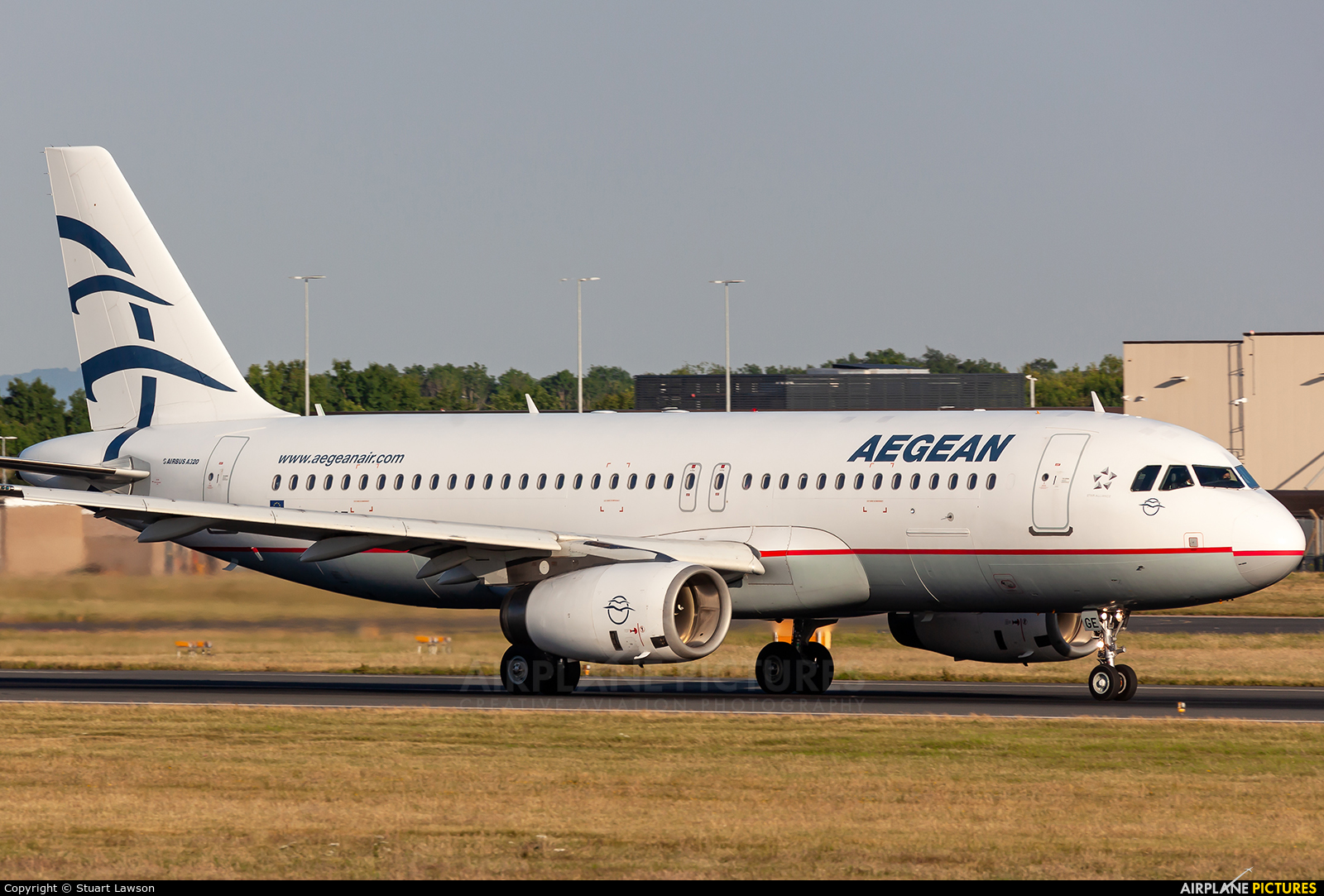 Aegean Airlines SX-DGE aircraft at East Midlands