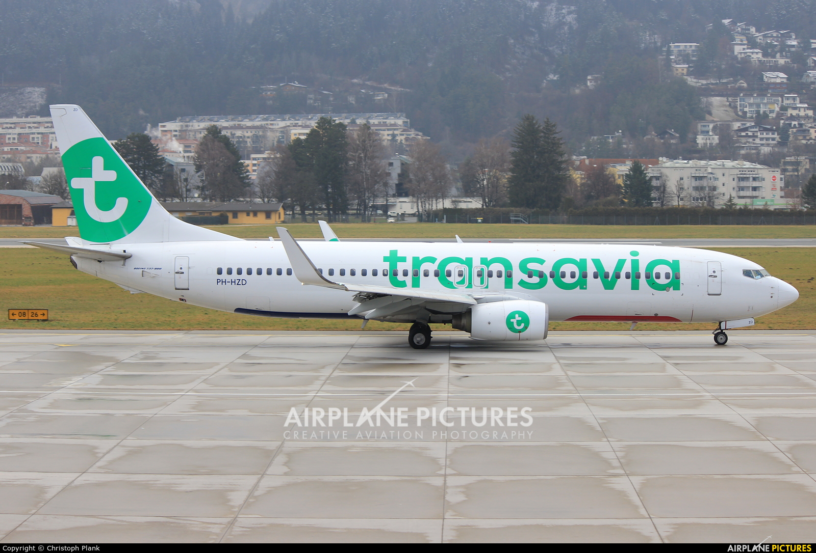 Transavia PH-HZD aircraft at Innsbruck