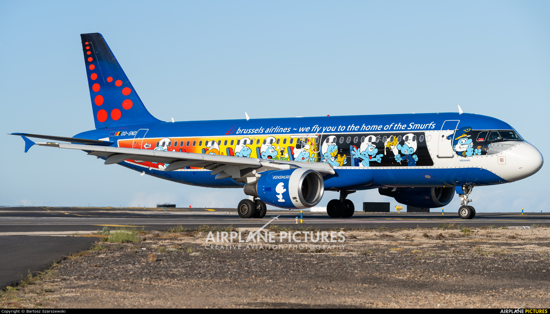 Brussels Airlines OO-SND aircraft at Tenerife Sur - Reina Sofia