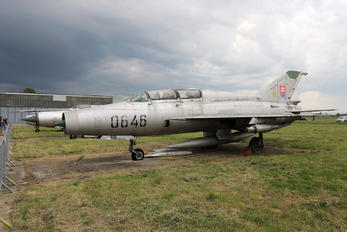 0646 - Slovakia -  Air Force Mikoyan-Gurevich MiG-21US