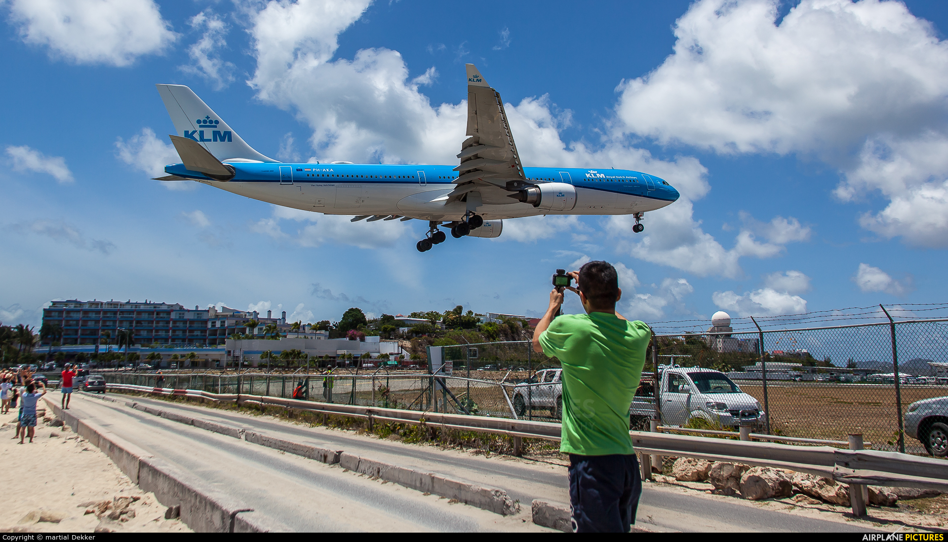 KLM PH-AKA aircraft at Sint Maarten - Princess Juliana Intl