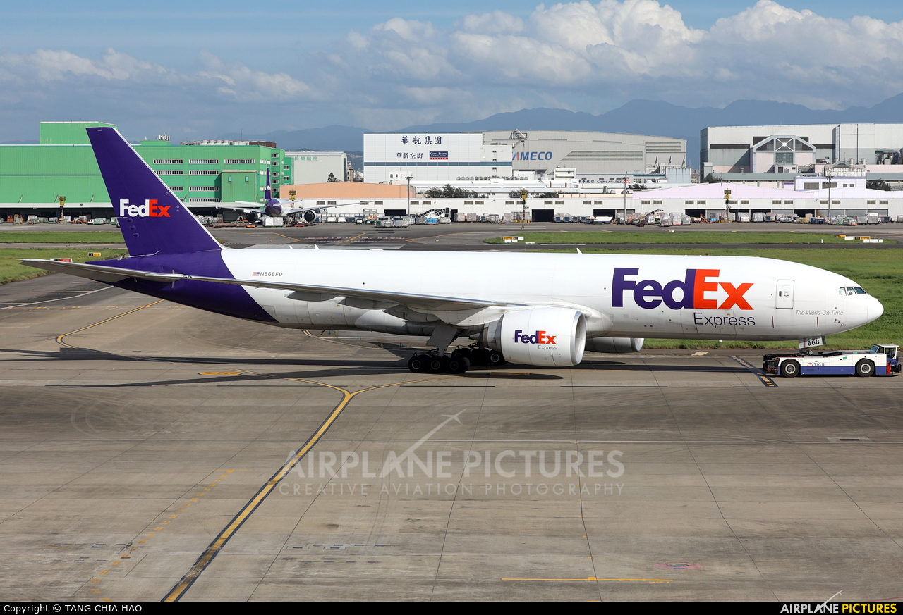 FedEx Federal Express N868FD aircraft at Taipei - Taoyuan Intl