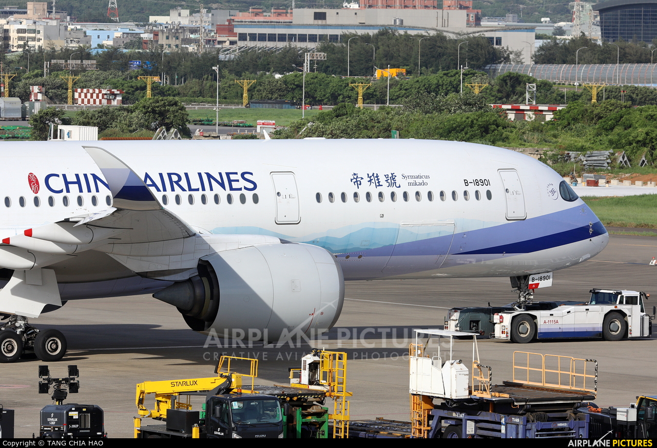 China Airlines B-18901 aircraft at Taipei - Taoyuan Intl