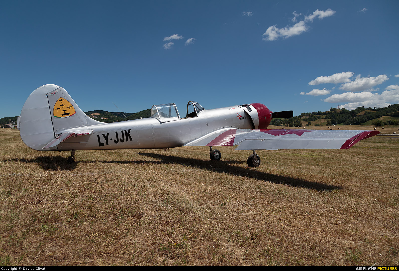 Private LY-JJK aircraft at Pavullo nel Frignano