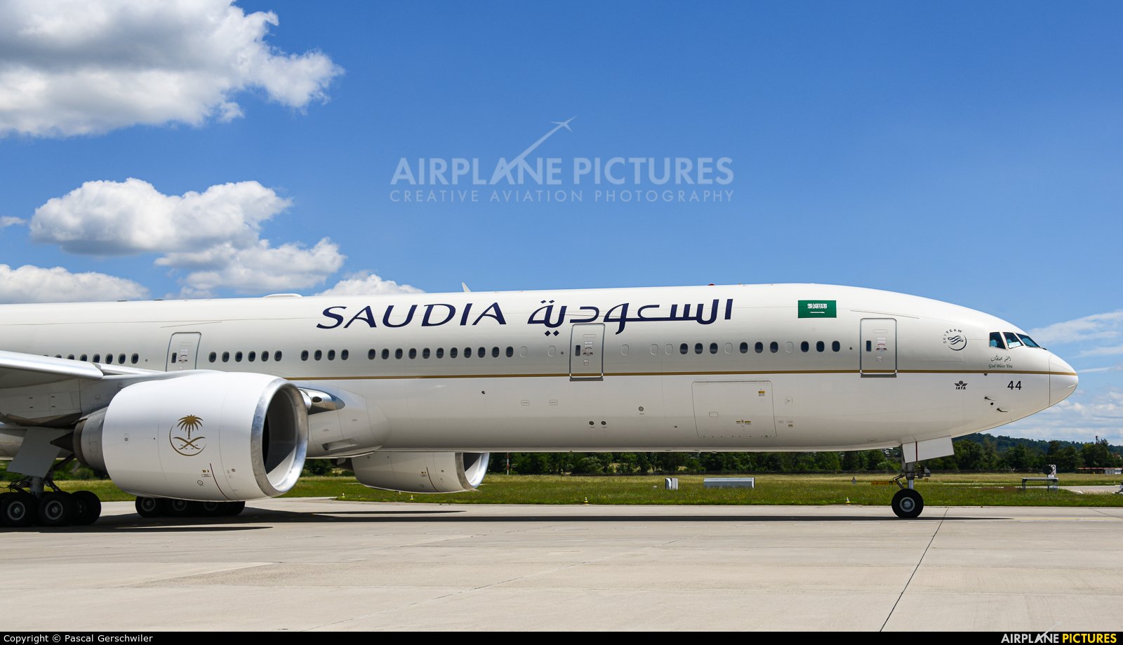 Saudi Arabian Airlines HZ-AK44 aircraft at Zurich