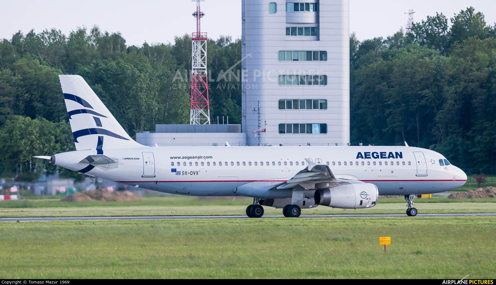 Aegean Airlines SX-DVX aircraft at Kraków - John Paul II Intl