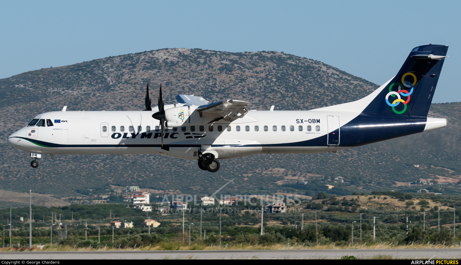 Olympic Airlines SX-OBM aircraft at Athens - Eleftherios Venizelos